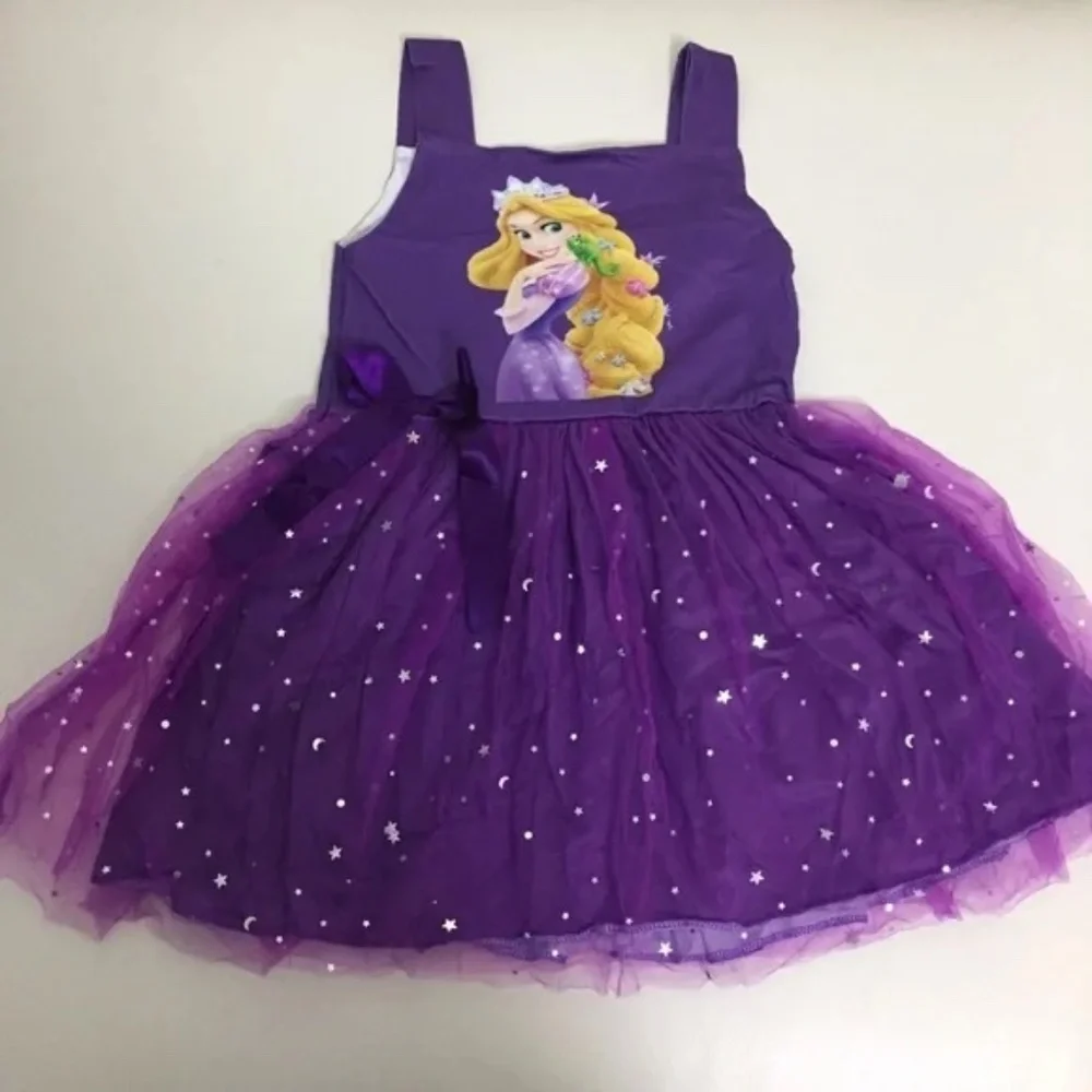 Boutique Luxury Princess Rapunzel Cute Sparkly Dress - Picture 2 of 7